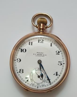 orologio da tasca Rolex extra prima oro 375