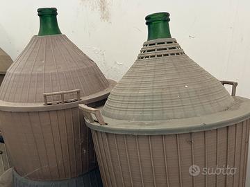 Varie Damigiane da vino 54 litri – usate