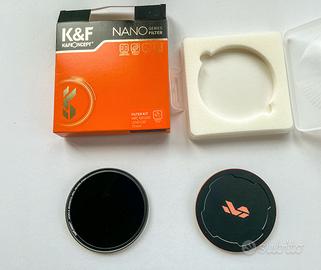 K&F CONCEPT Magnetico Nano-X Filtro ND1000, Tappo