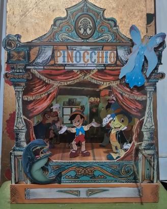 Pinocchio teatrino di legno