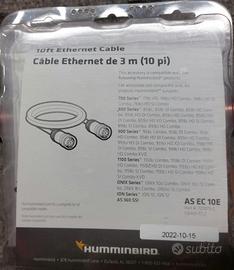 Cavo ethernet 3m. Humminbird ecoscandaglio barca