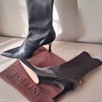 Stivali in pelle POLLINI