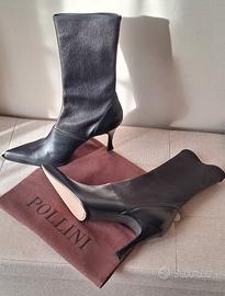 Stivali in pelle POLLINI