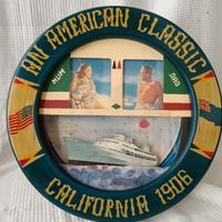 Antica pubblicità di transatlantico USA