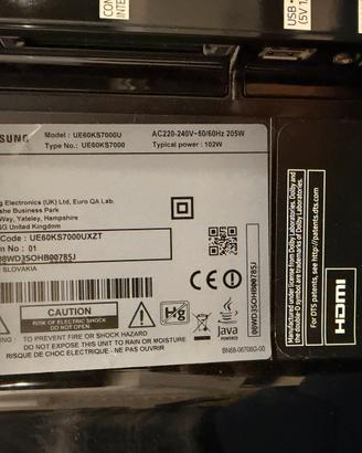 Tv samsung 60 pollici