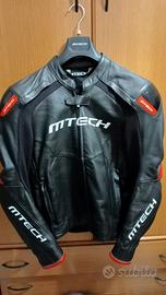 giacca pelle moto M-TECH taglia L