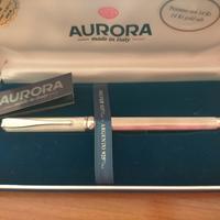 Penna Stilografica AURORA Arg.925 Pennino oro 14Kt
