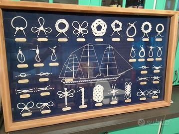 quadro con nodi alla marinara 