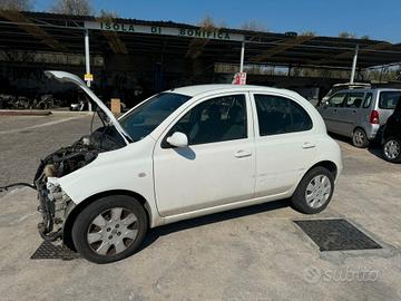 RICAMBI AUTO NISSAN MICRA K 12 BIANCA 2006