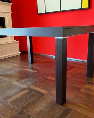 Tavolo Design JESSE Rovere Wengé - Allungabile
