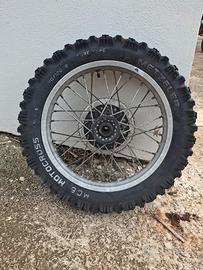 motocross epoca - cerchio posteriore completo