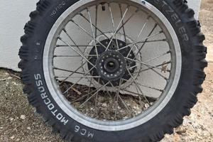 motocross epoca - cerchio posteriore completo