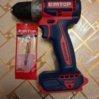 Trapano Avvitatore EMTOP 20Volt 