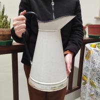 ANTICA CARAFFA IN METALLO BROCCA VASO DEL 900