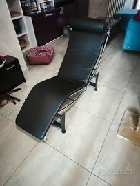 Poltrona pelle regolabile sdraio 