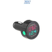 VOLTOMETRO TERMOMETRO DIGITALE PRESA ACCENDISIGARI