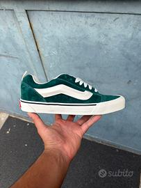 Vans Knu Skool Pig suede green