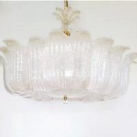 Plafoniera in vetro di Murano 5 luci di Sylcom