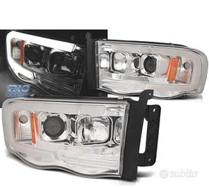 FARI PER DODGE RAM 02-06 CON TUBO LED CROMATO
