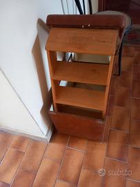 puf in legno più sedia