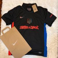 Maglia FC Barcelona Nike Nera Nuova con Cartellino