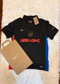 Maglia FC Barcelona Nike Nera Nuova con Cartellino