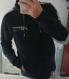 Felpa PUMA con Cappuccio e Zip - Taglia M 
