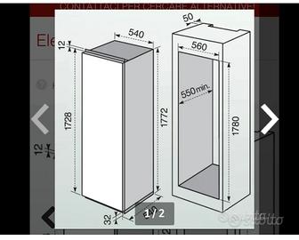 Frigo da incasso Electrolux