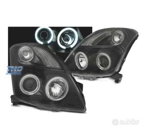 FARI SUZUKI SWIFT 05-10 ANGEL EYES CCFL FONDO NERO