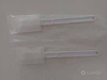 Set 2 Spatole Leccapentola bianche nuove