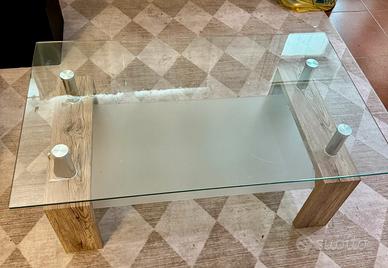 Tavolino da salotto Crystal in vetro temperato