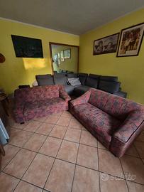 Divani vintage color marsala – set completo – 60€