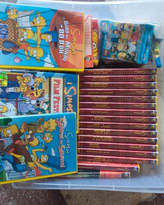 I Simpson Serie da collezione + gadgets originali
