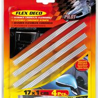 Strisce cromate decorative adesive