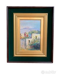Quadro, Casolare Olio su compensato 21x31,5 cm