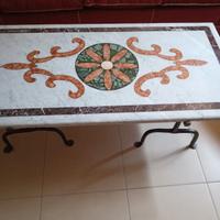tavolinetto antiquariato in marmo