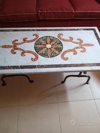 tavolinetto antiquariato in marmo