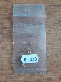 Sacchetto chiodi in ottone con testa sferica bucat