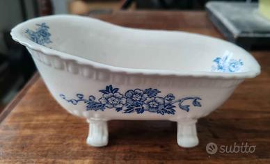 PORTA SAPONE VASCA DESIGN EPOCA ARREDAMENTO BAGNO