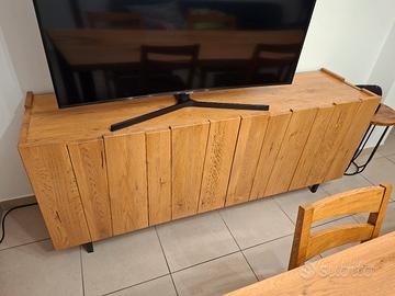 Mobile in legno noce 4 ante 2 scompartimenti
