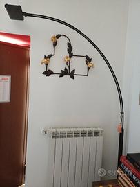 Lampada da terra ad arco