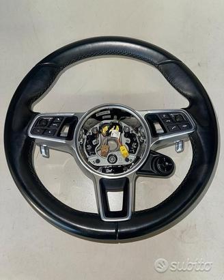 Volante In Pelle Nera Per Porsche Cayenne 9Y