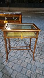 tavolinetto bacheca vintage 