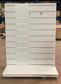 ESPOSITORE BI FACCIALE CON PANNELLI A DOGHE