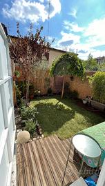 Trilocale arredato con giardino in centro storico