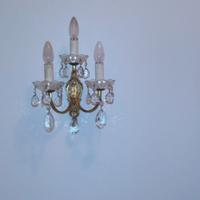 applique  a gocce i cristallo