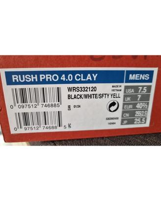 Scarpe Tennis Wilson Rush Pro 4 Clay