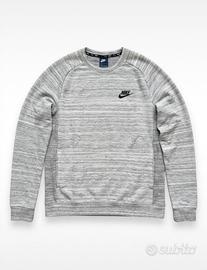 Felpa Nike Sportswear grigio melange girocollo M