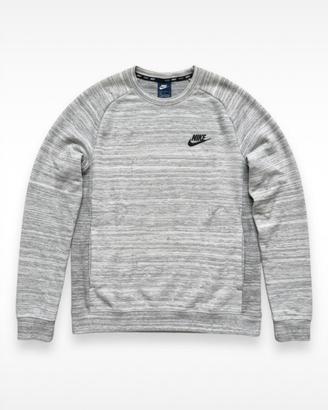 Felpa Nike Sportswear grigio melange girocollo M