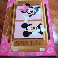 Tappeto bimbi Minnie e Topolino